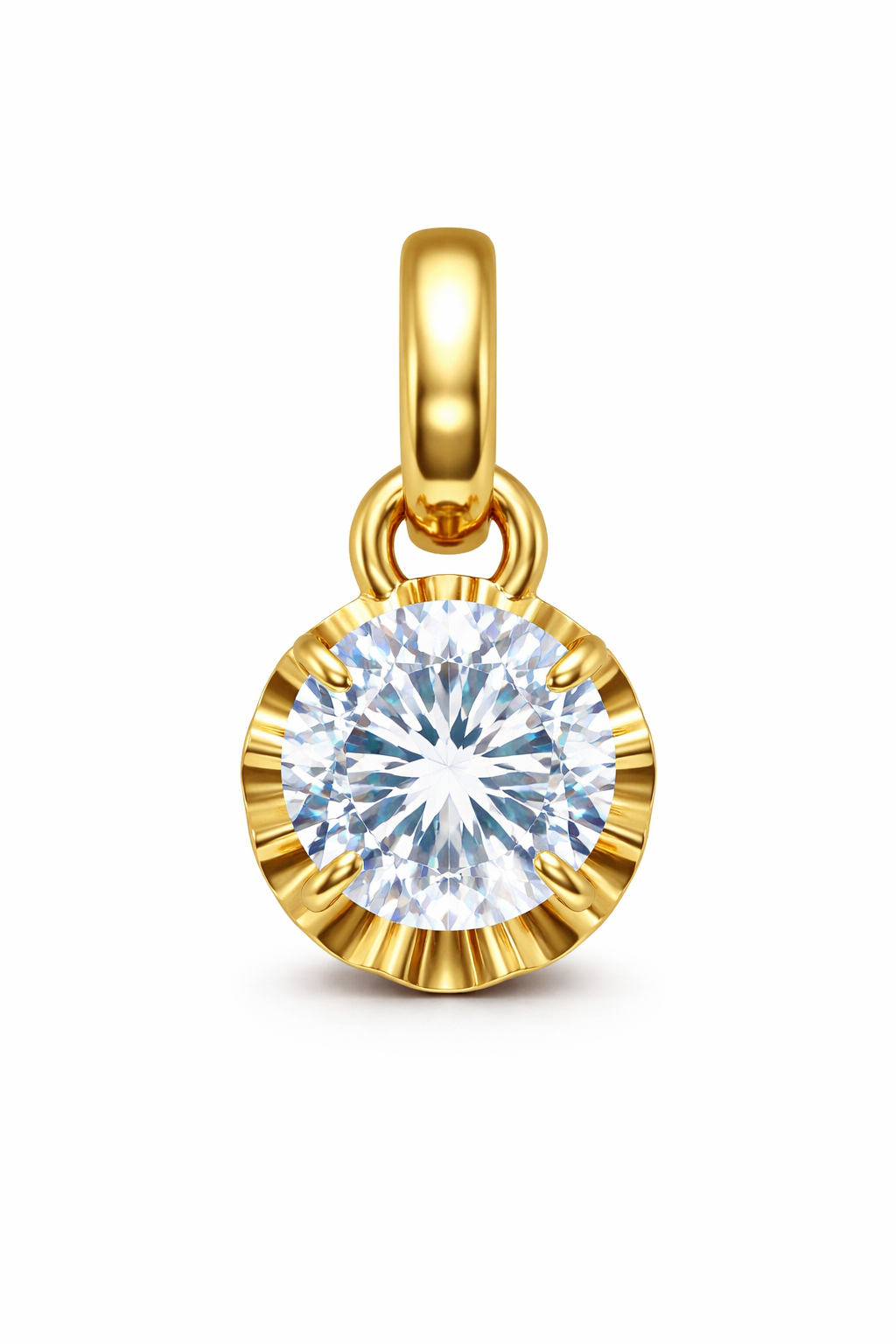 Colgante Chaton Oro 18k Modelo Seren