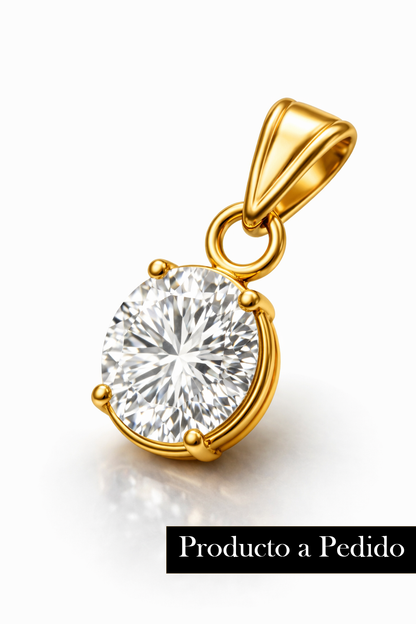 Colgante con Circón modelo Ignis de Oro 18k