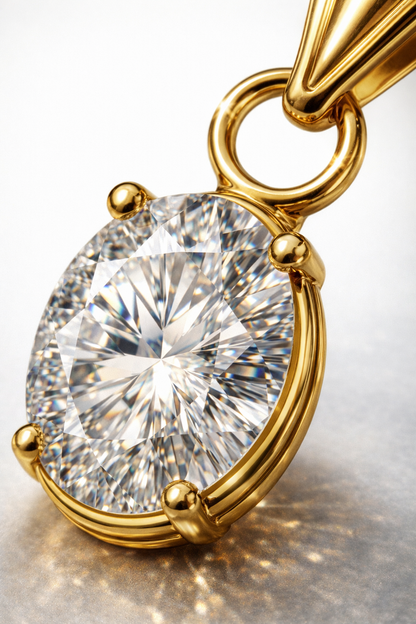 Colgante con Circón modelo Ignis de Oro 18k