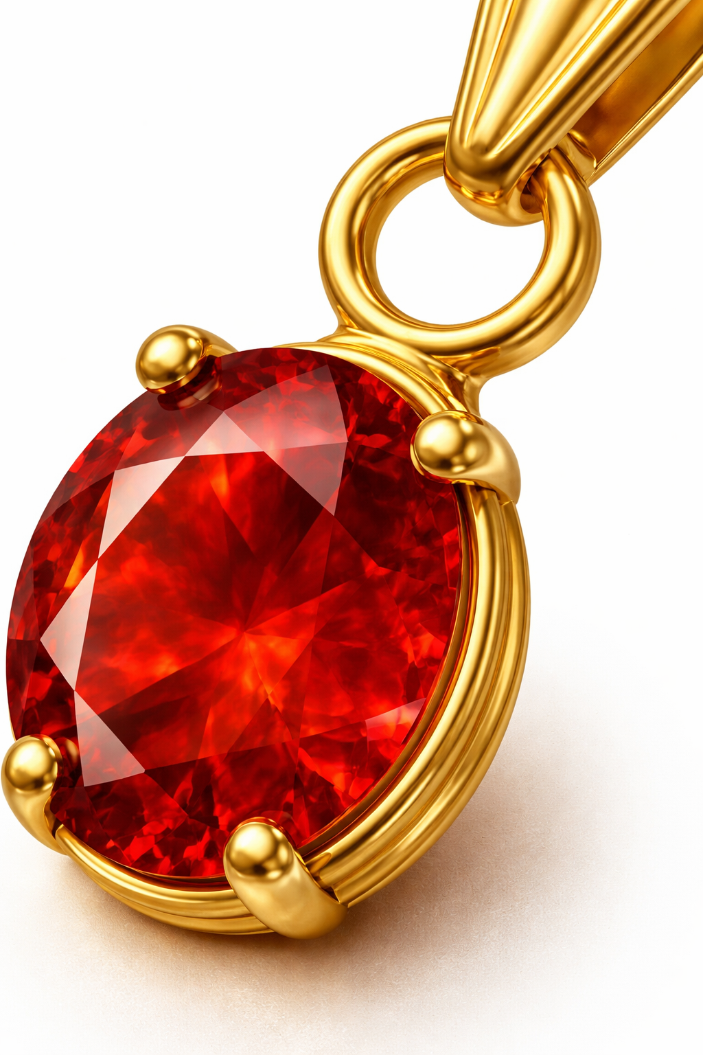 Colgante con Circón modelo Ignis de Oro 18k