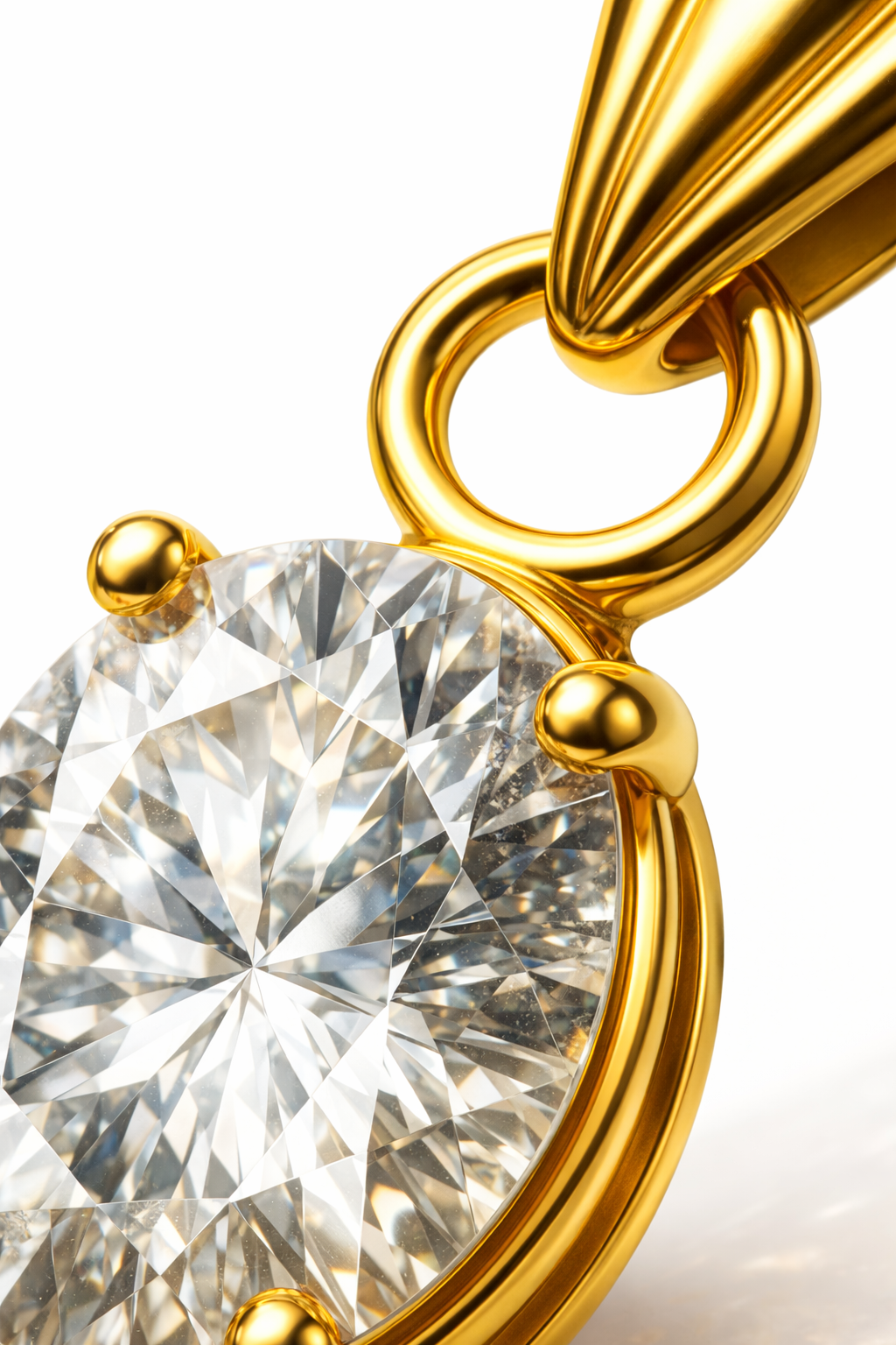 Colgante con Circón modelo Ignis de Oro 18k