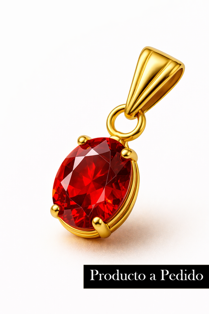 Colgante con Circón modelo Ignis de Oro 18k