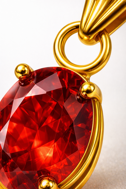 Colgante con Circón modelo Ignis de Oro 18k