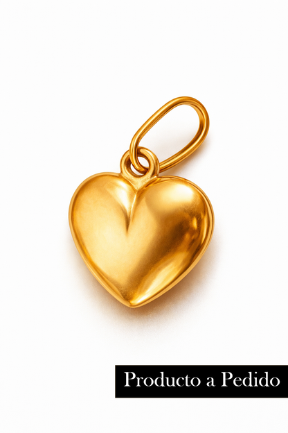 Colgante de Corazón de Oro 18k Modelo Amore