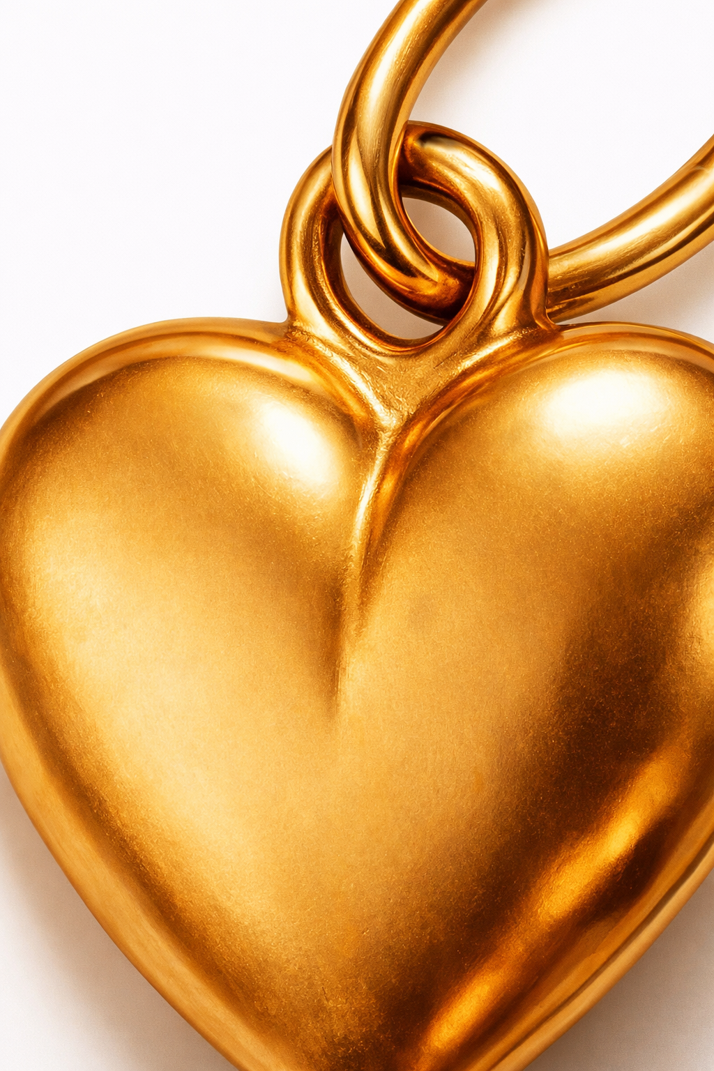 Colgante de Corazón de Oro 18k Modelo Amore