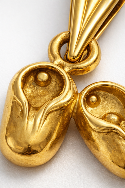 Colgante de Zapatitos Modelo Ternura en Oro 18k