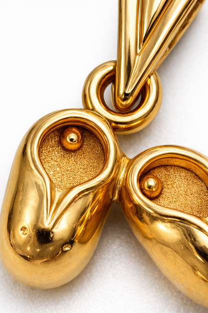 Colgante de Zapatitos Modelo Ternura en Oro 18k