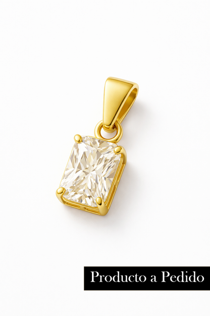 Colgante con Circón modelo Aureon oro 18k