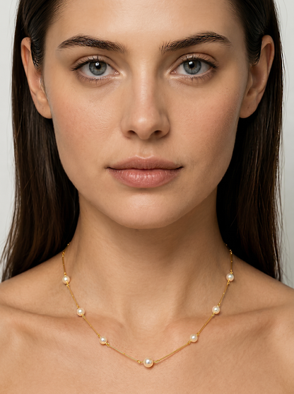 Collar con Perlas cultivadas modelo Éden