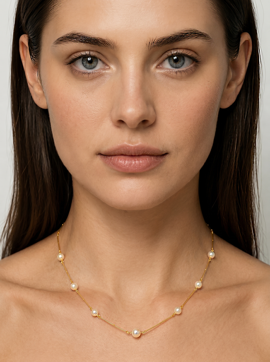 Collar con Perlas cultivadas modelo Éden