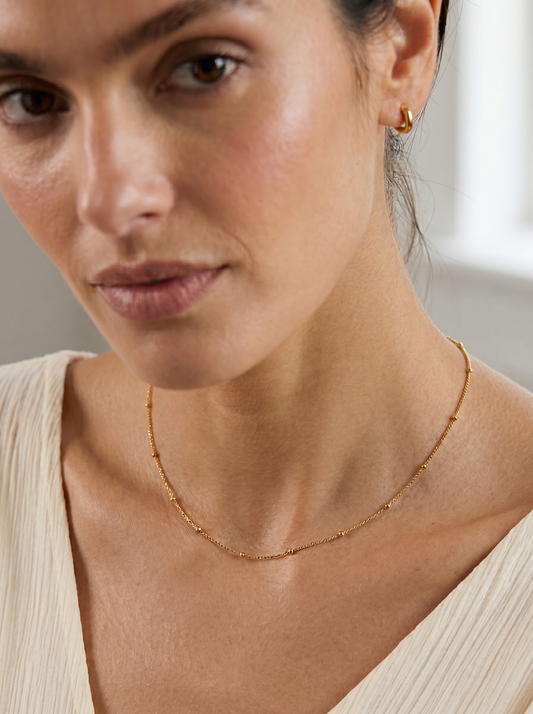 Gargantilla Oro Italiano 18k modelo Naira