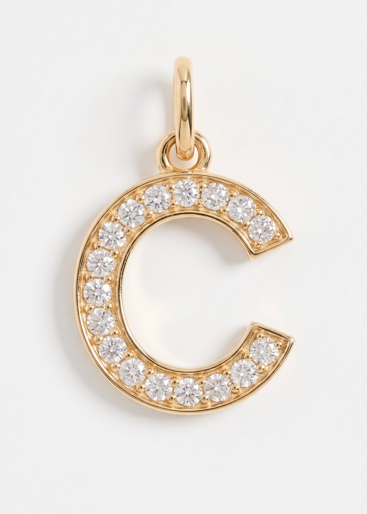 Letras Iniciales con circones-  Oro 18k