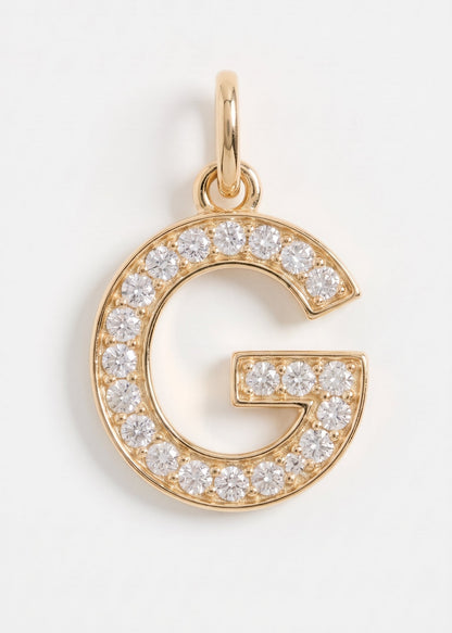 Letras Iniciales con circones-  Oro 18k
