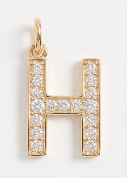 Letras Iniciales con circones-  Oro 18k
