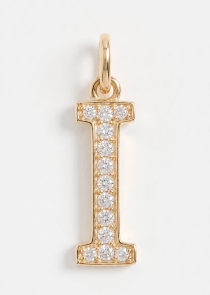 Letras Iniciales con circones-  Oro 18k