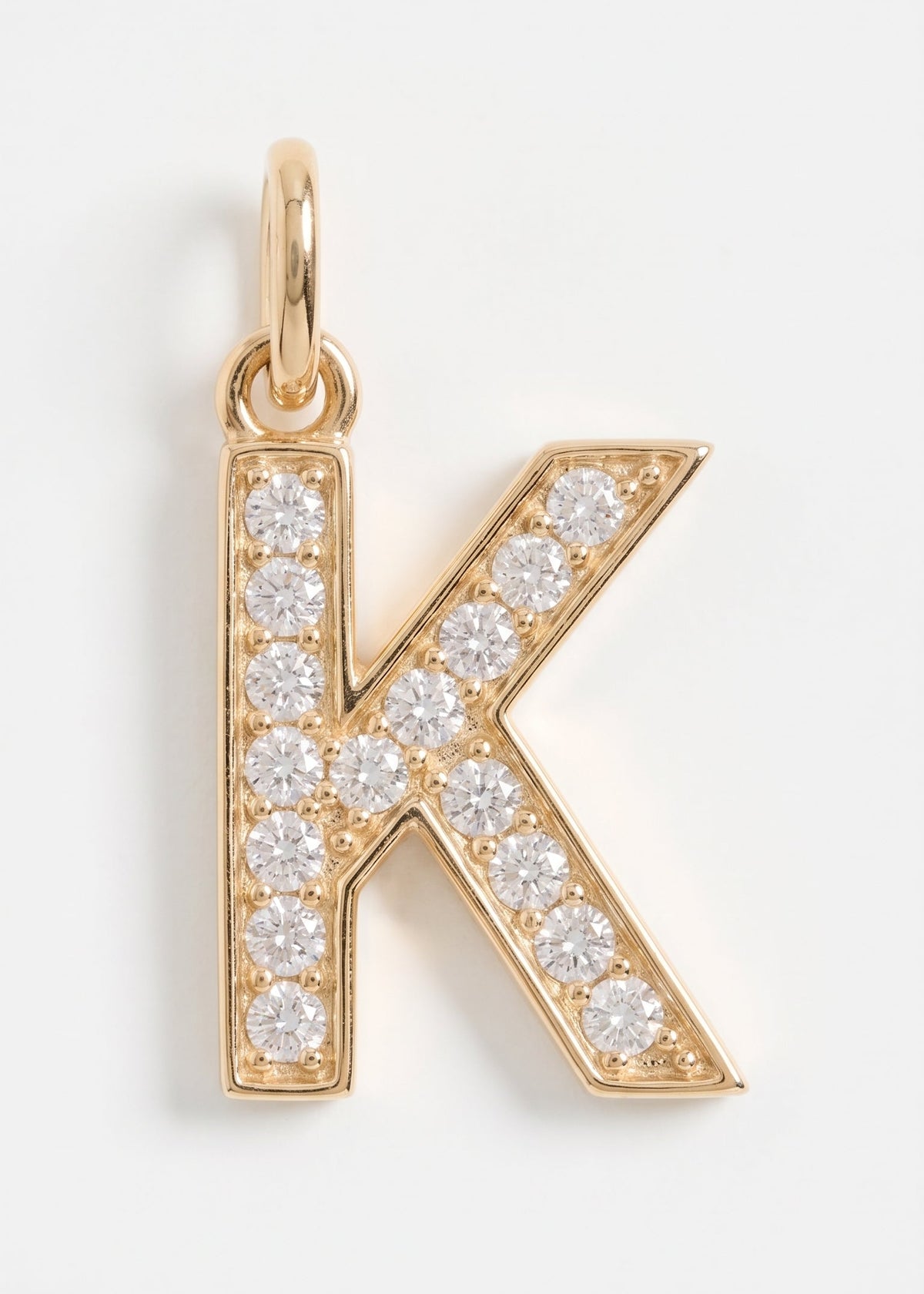 Letras Iniciales con circones-  Oro 18k
