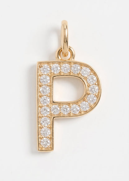 Letras Iniciales con circones-  Oro 18k