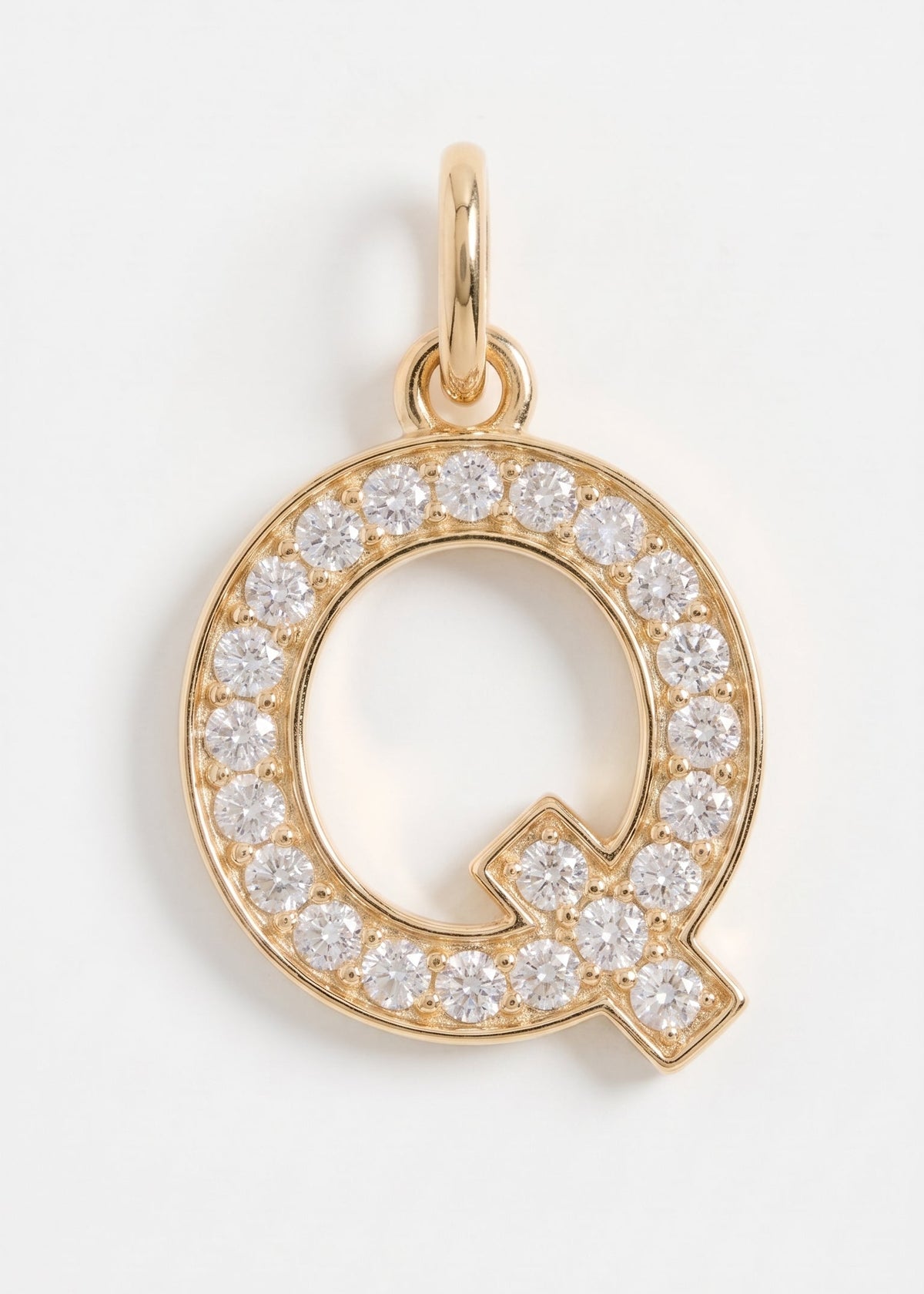 Letras Iniciales con circones-  Oro 18k