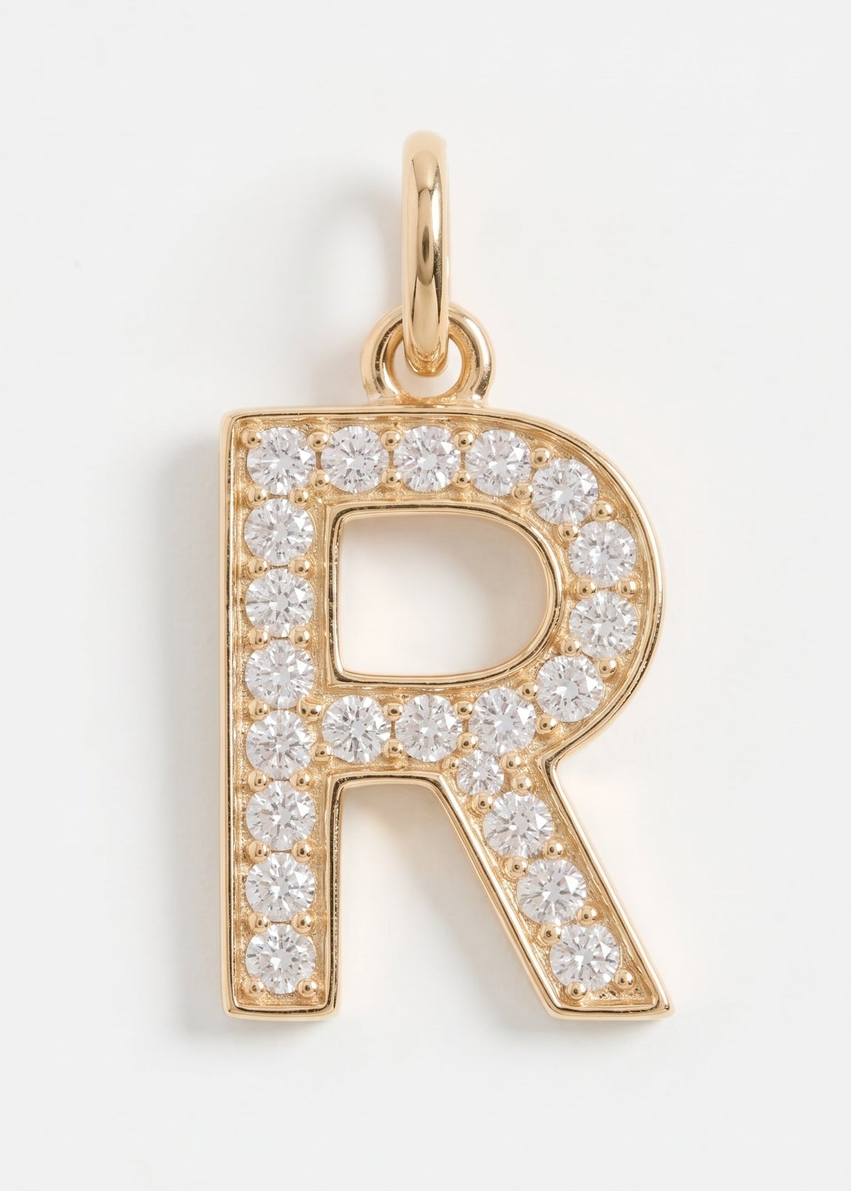 Letras Iniciales con circones-  Oro 18k