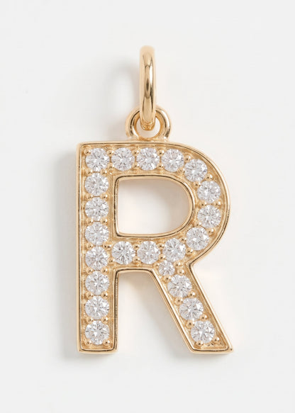 Letras Iniciales con circones-  Oro 18k