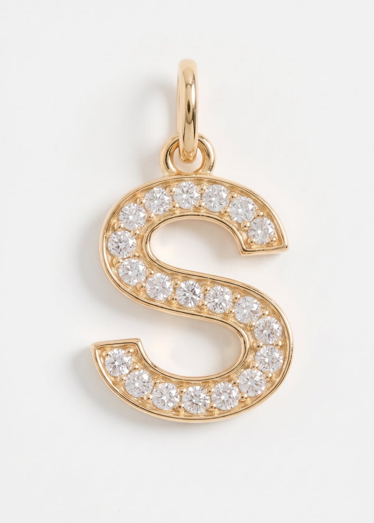 Letras Iniciales con circones-  Oro 18k