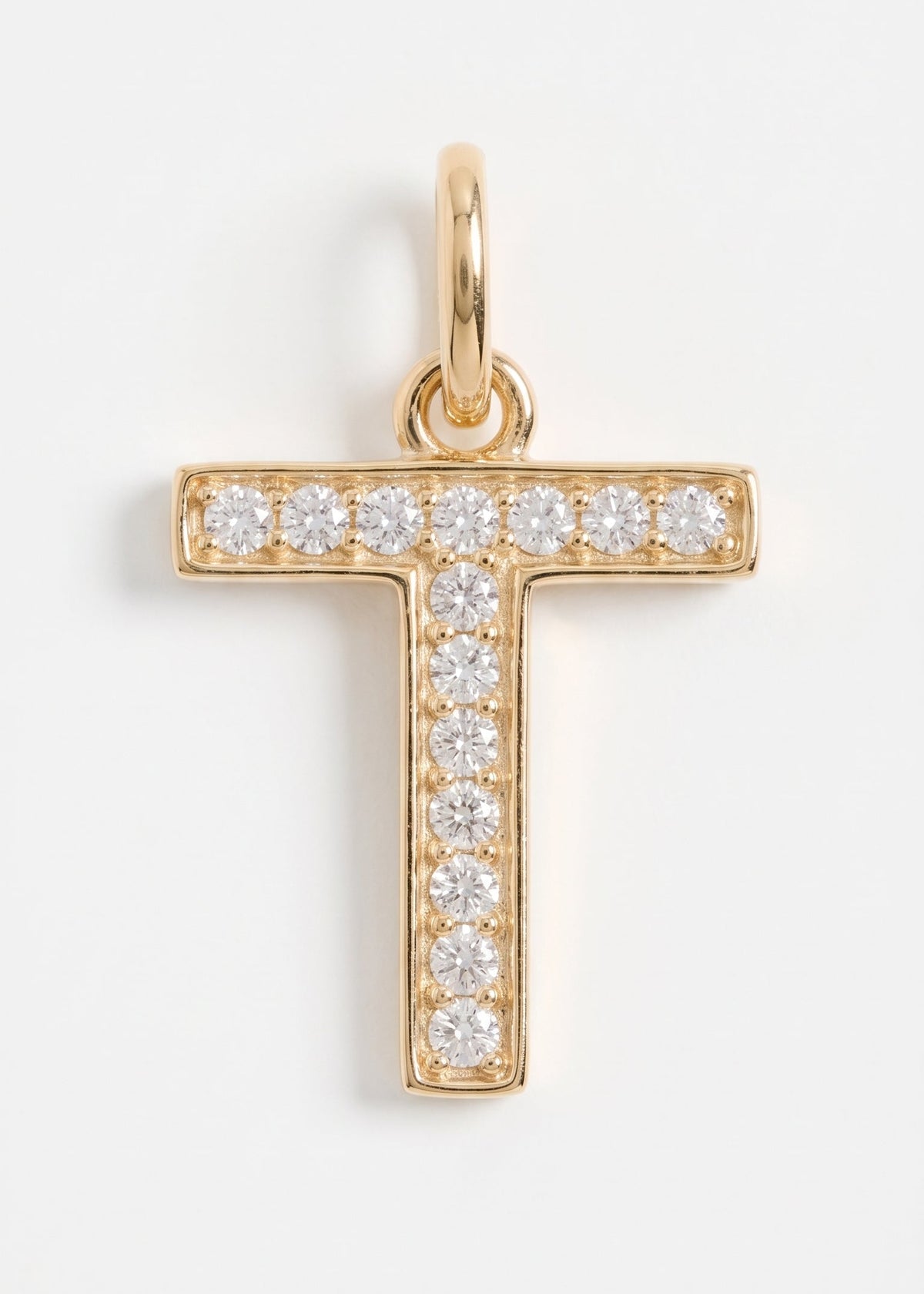 Letras Iniciales con circones-  Oro 18k