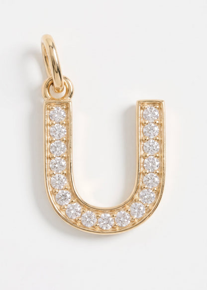 Letras Iniciales con circones-  Oro 18k