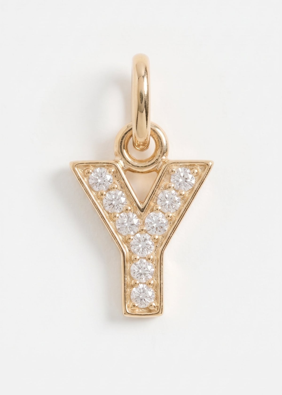 Letras Iniciales con circones-  Oro 18k