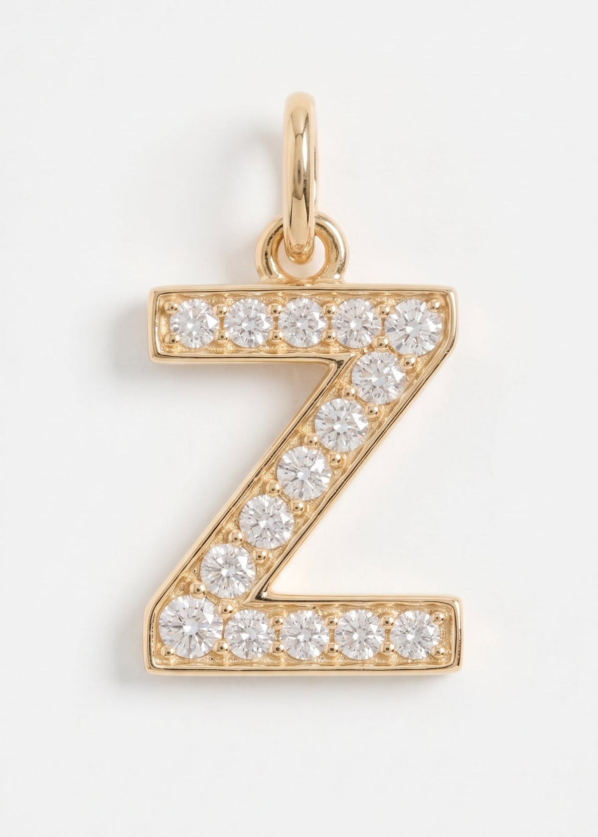 Letras Iniciales con circones-  Oro 18k