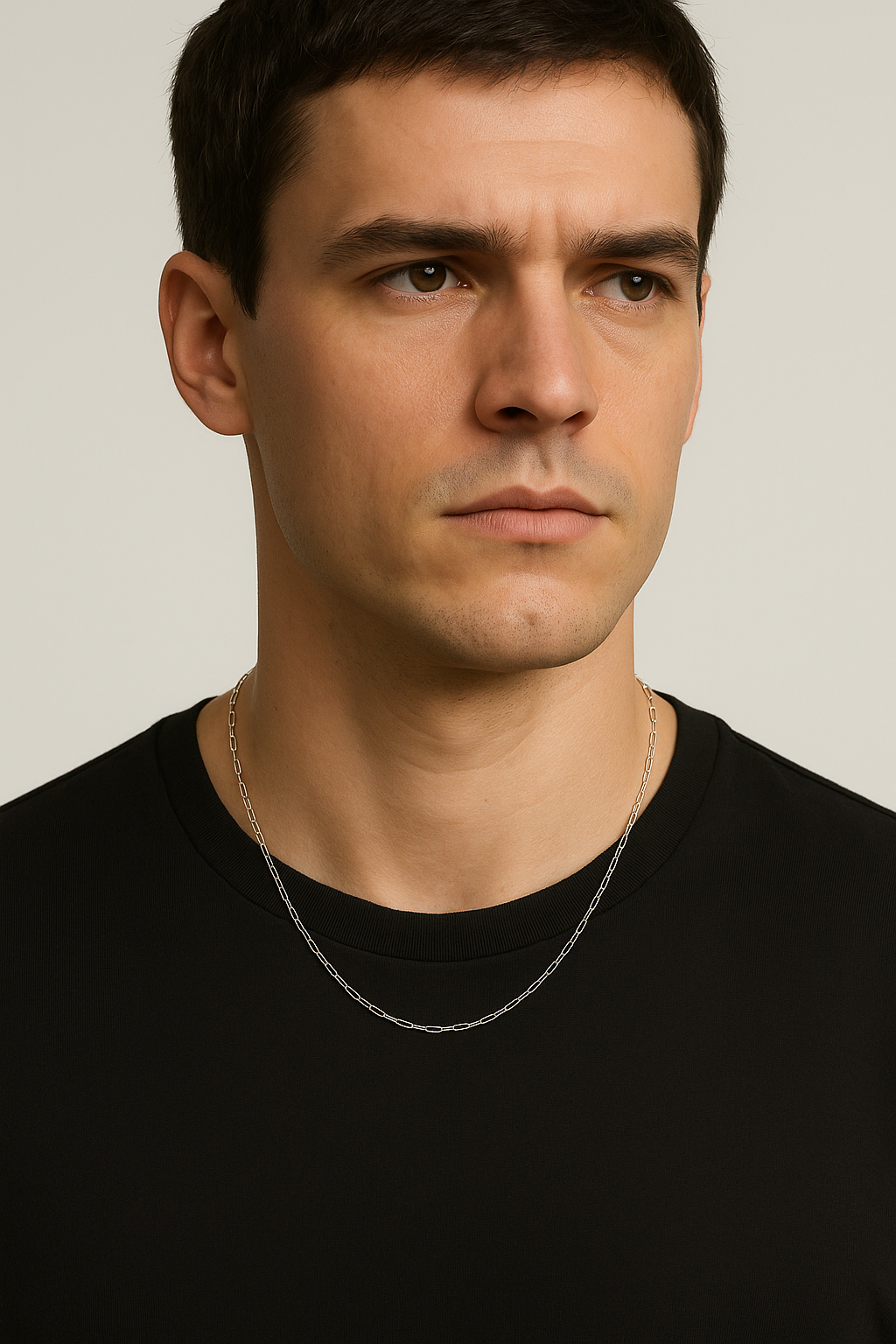 Gargantilla Eslabón clásico 45 cms Modelo René