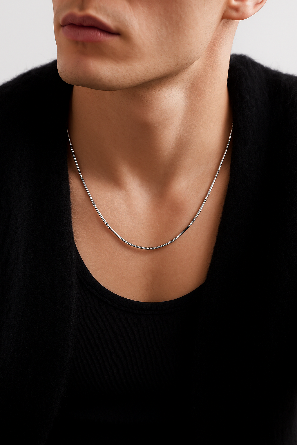 Gargantilla Palitos y Puntos 45 cms modelo Axis