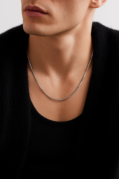 Gargantilla Palitos y Puntos 45 cms modelo Axis