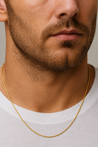 Gargantilla Oro Italiano modelo Evan