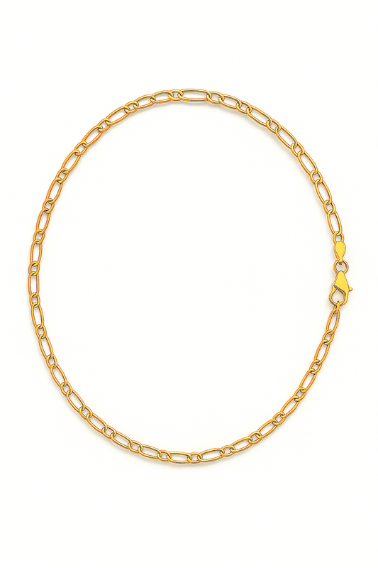 Gargantilla estilo Fígaro Oro 18k modelo Lucien