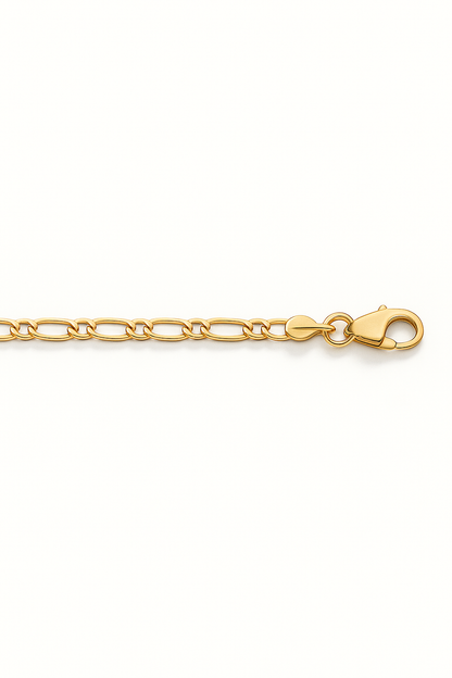 Gargantilla estilo Fígaro Oro 18k modelo Lucien