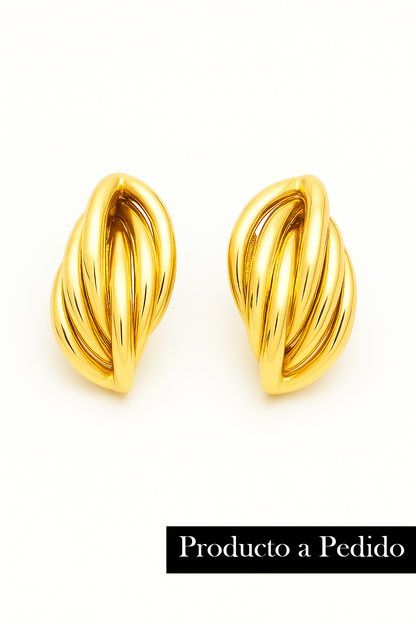 Pendientes Entrelazados modelo Elira