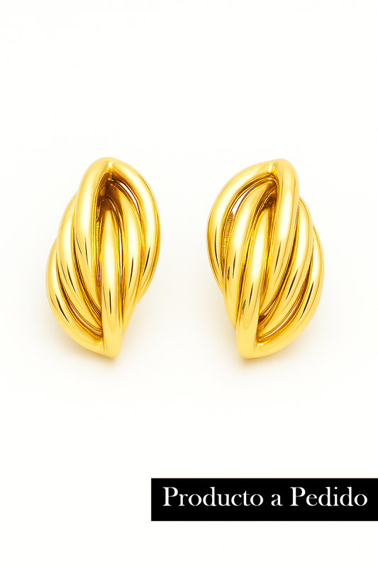 Pendientes Entrelazados modelo Elira