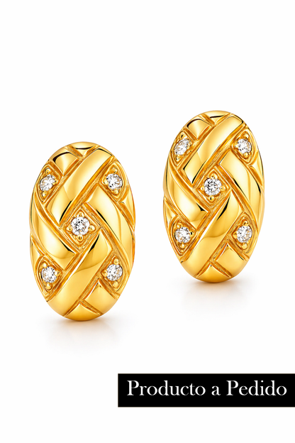Pendientes Ovalados modelo Mirabel