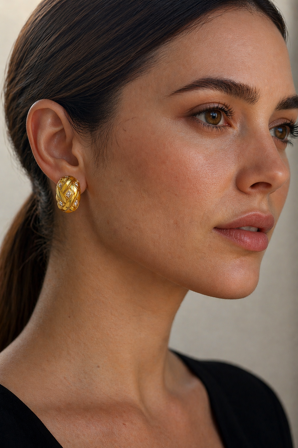 Pendientes Ovalados modelo Mirabel