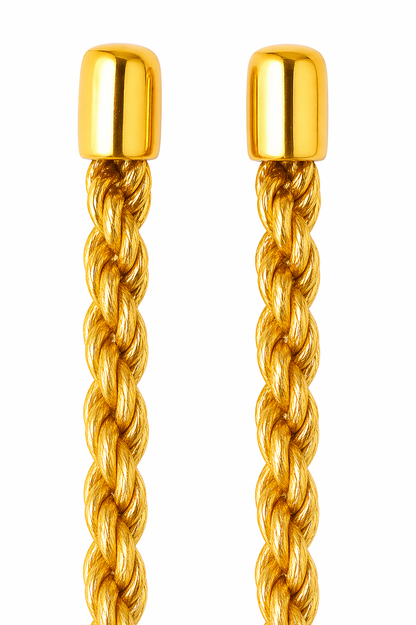 Pendientes trenzados modelo Elara