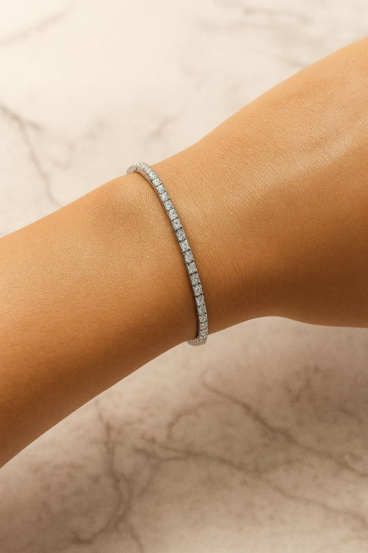 Pulsera Tennis 1mm Modelo Helena