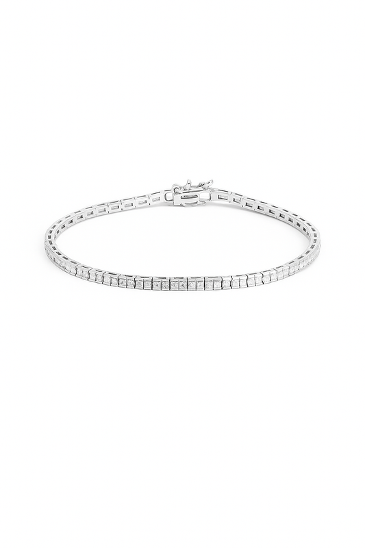 Pulsera Tennis 1mm Modelo Helena