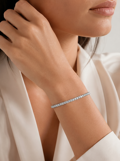 Pulsera Tennis 5mm Modelo Lioren