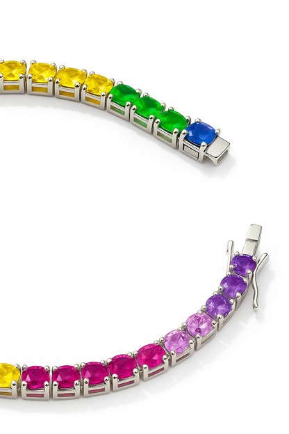 Pulsera Tennis multicolor modelo Kalea