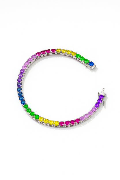 Pulsera Tennis multicolor modelo Kalea