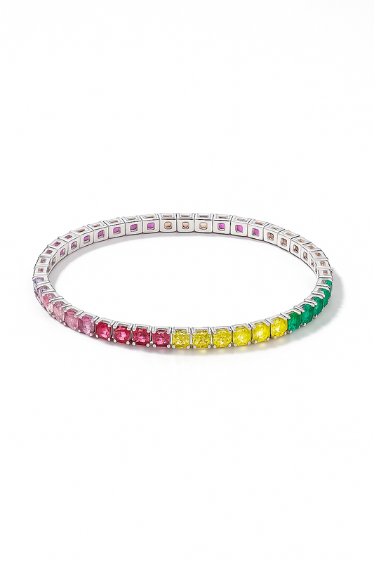 Pulsera Tennis multicolor modelo Kalea