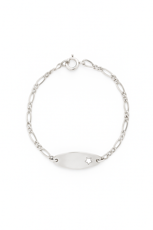 Pulsera modelo Elan con estrella calada