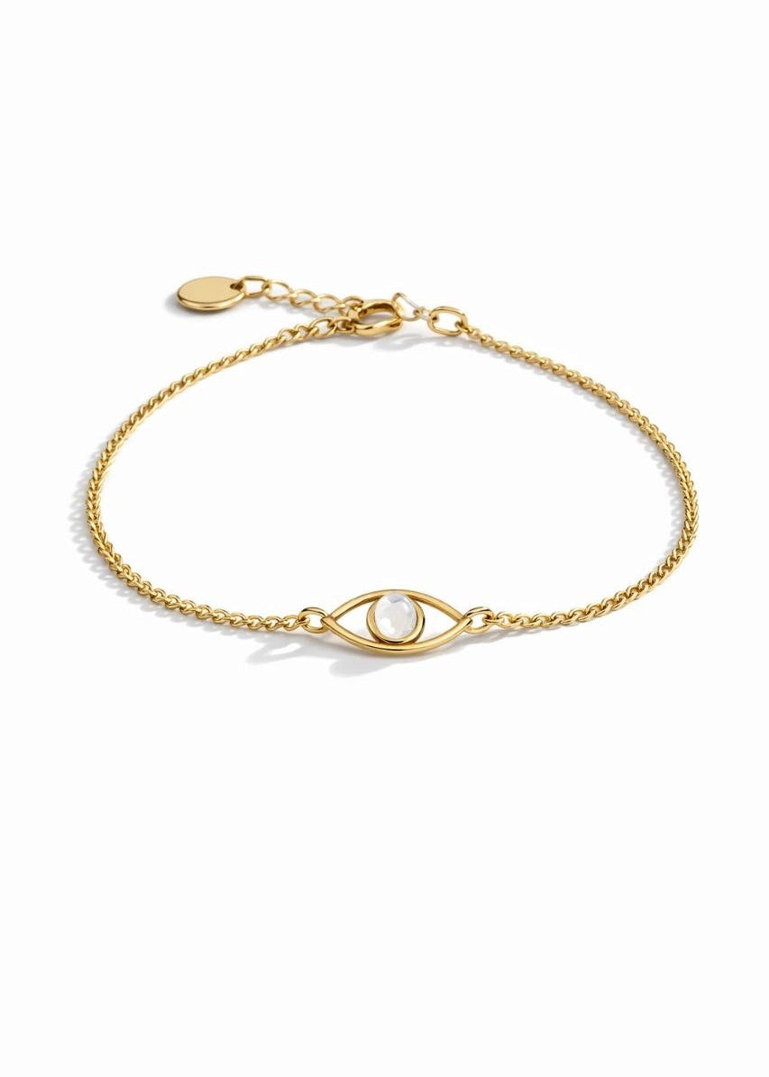 Pulsera Ojo Protector - Oro 18k
