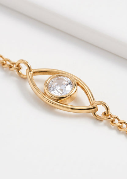 Pulsera Ojo Protector - Oro 18k
