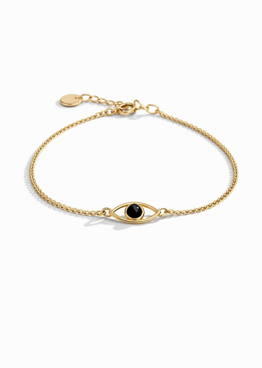 Pulsera Ojo Protector - Oro 18k